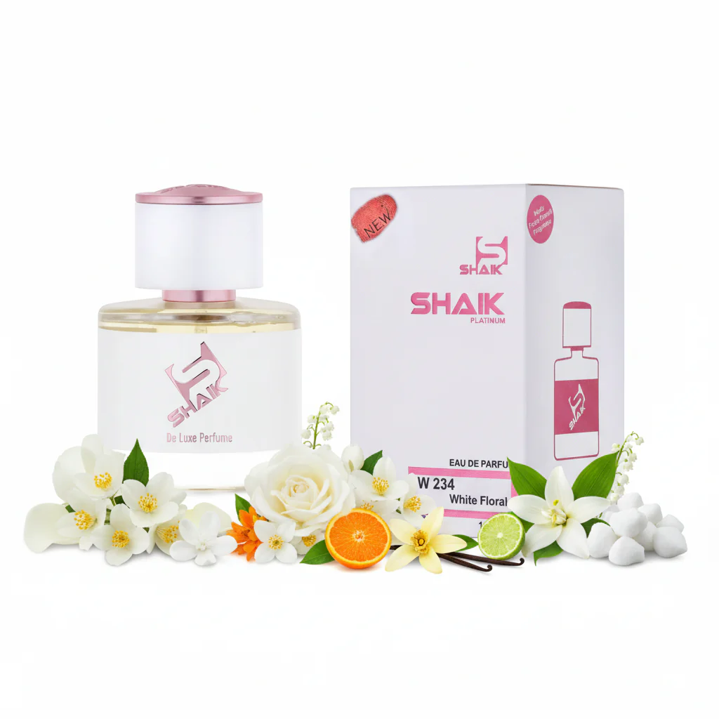 234 White Floral SHAIK - Image 2