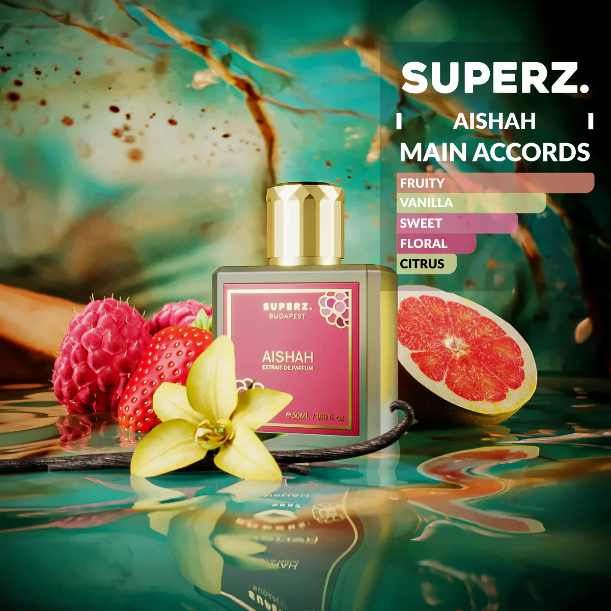 Aishah Extrait de Parfum SUPERZ. BUDAPEST - Image 2