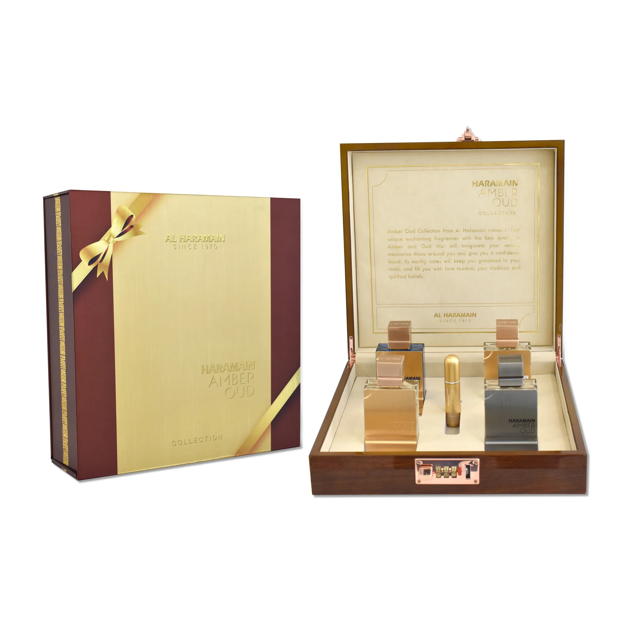 AL HARAMAIN Amber Oud Set Regalo x4 60ml