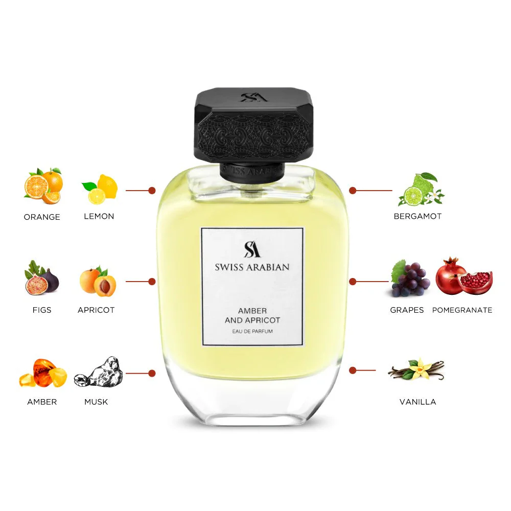 Amber and Apricot SWISS ARABIAN 100ml - Muestra 3 ml - Image 2