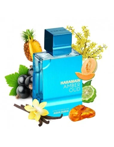 Amber Oud Aqua Dubai Extrait de Parfum AL HARAMAIN - Muestra 10 ml - Image 3