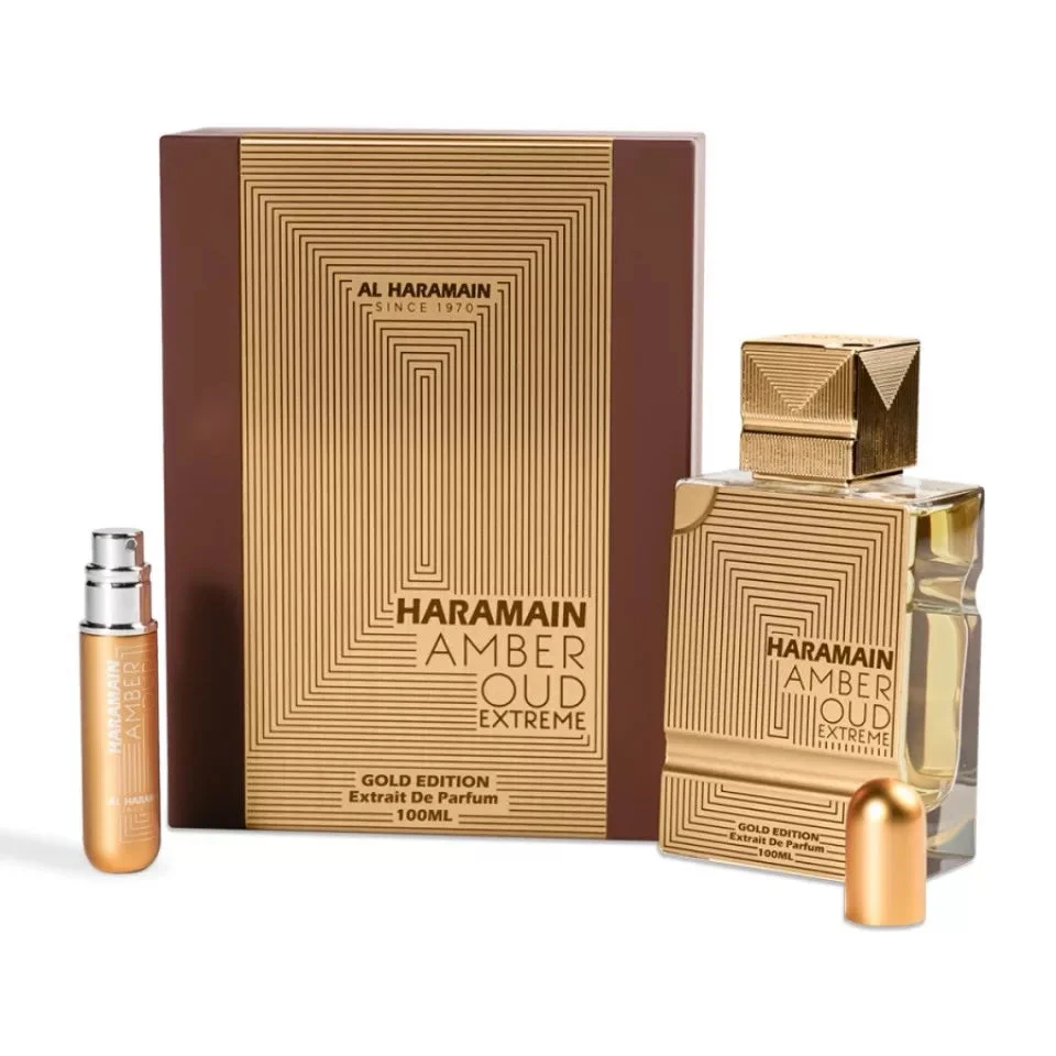 Amber Oud Gold Edition Extreme AL HARAMAIN 100ml - Muestra 3 ml