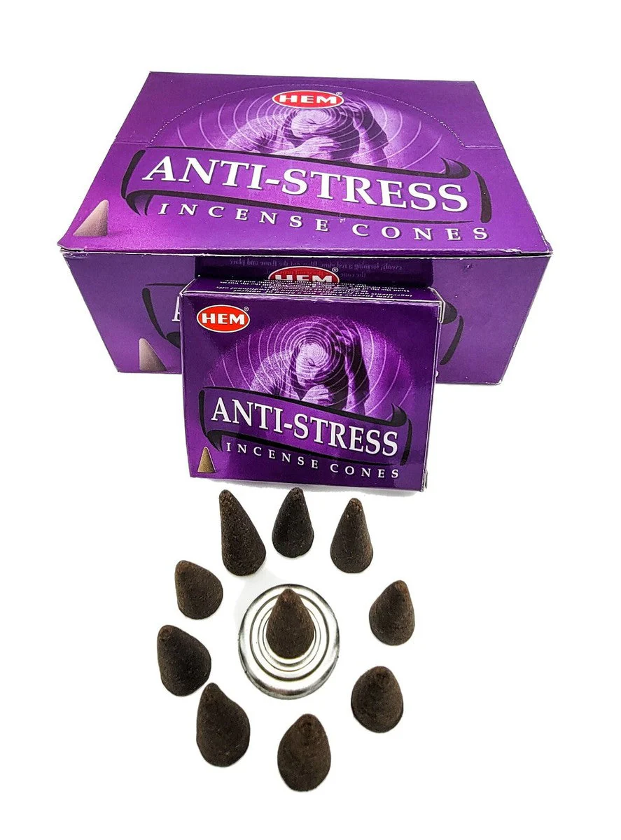 Anti-Stress Conos de Incienso HEM 25gr (10 conos) - Image 2