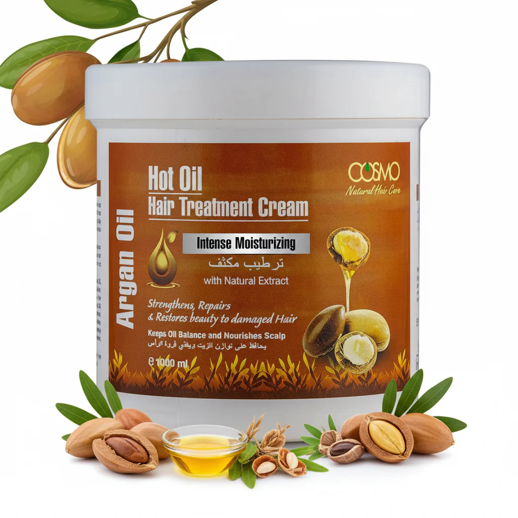 Argan Oil Hair Treatement Cream Intense Moisturizing COSMO 1000ml