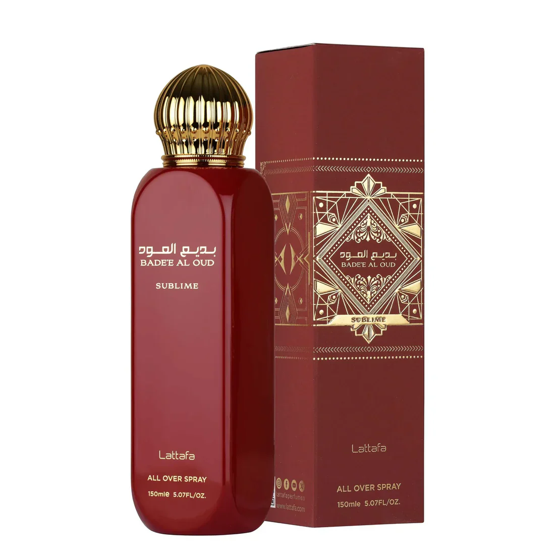 Bade'e Al Oud Sublime All Over Spray LATTAFA 150ml - Image 2