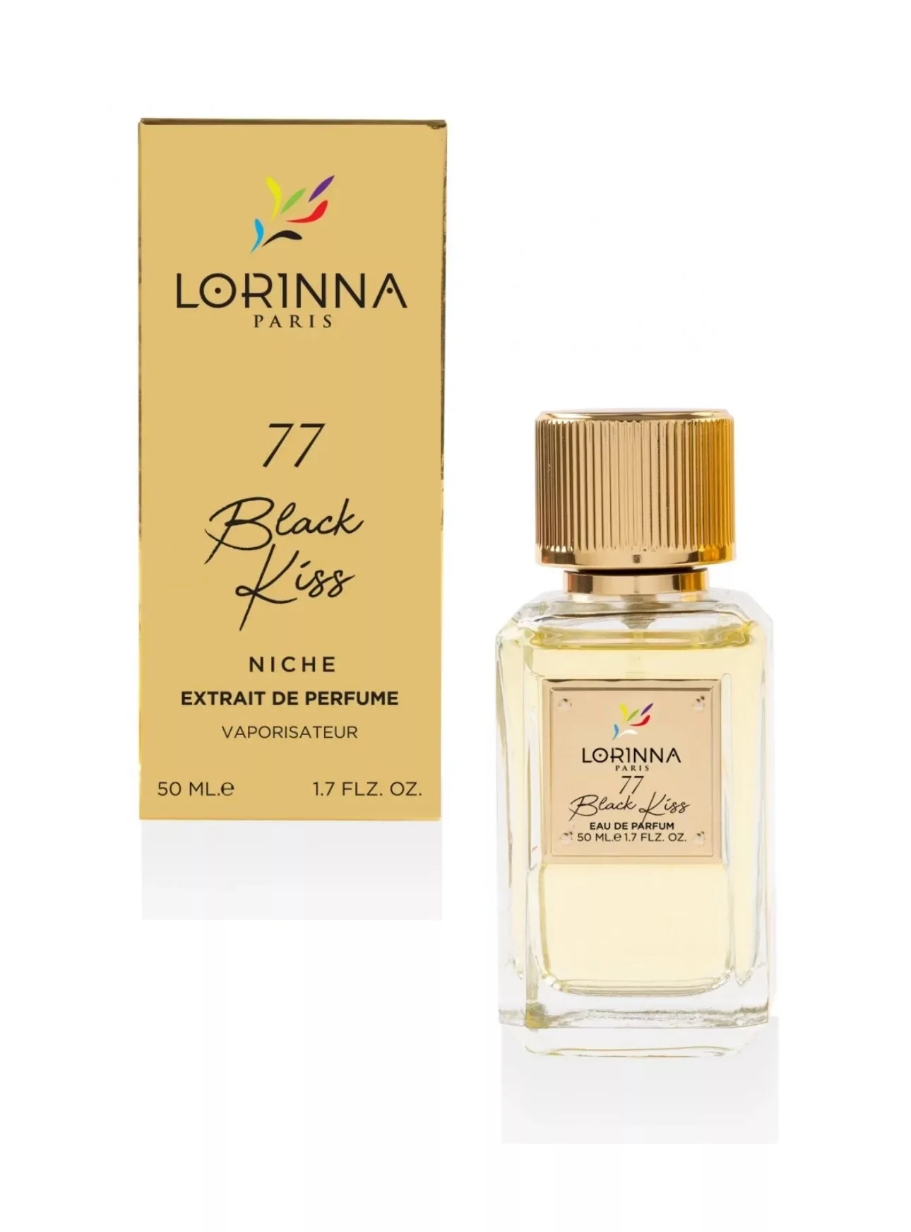 Black Kiss 77 Extrait de Perfume Lorinna 50ml