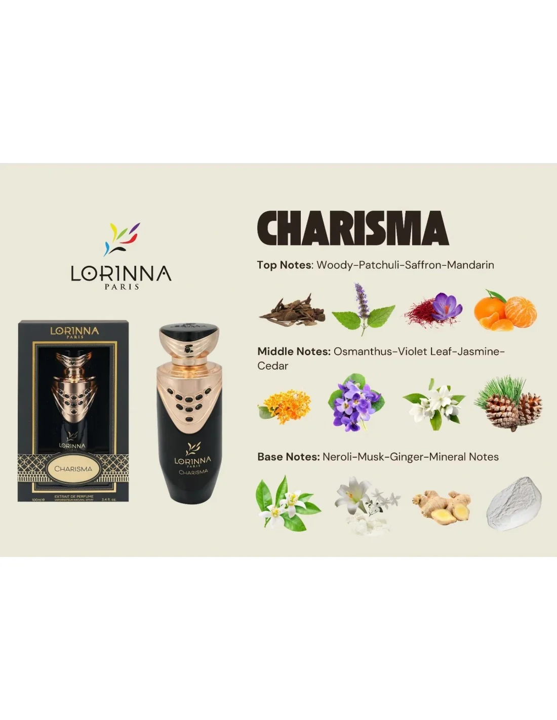 Charisma Extrait De Perfume Lorinna 100ml - Image 2