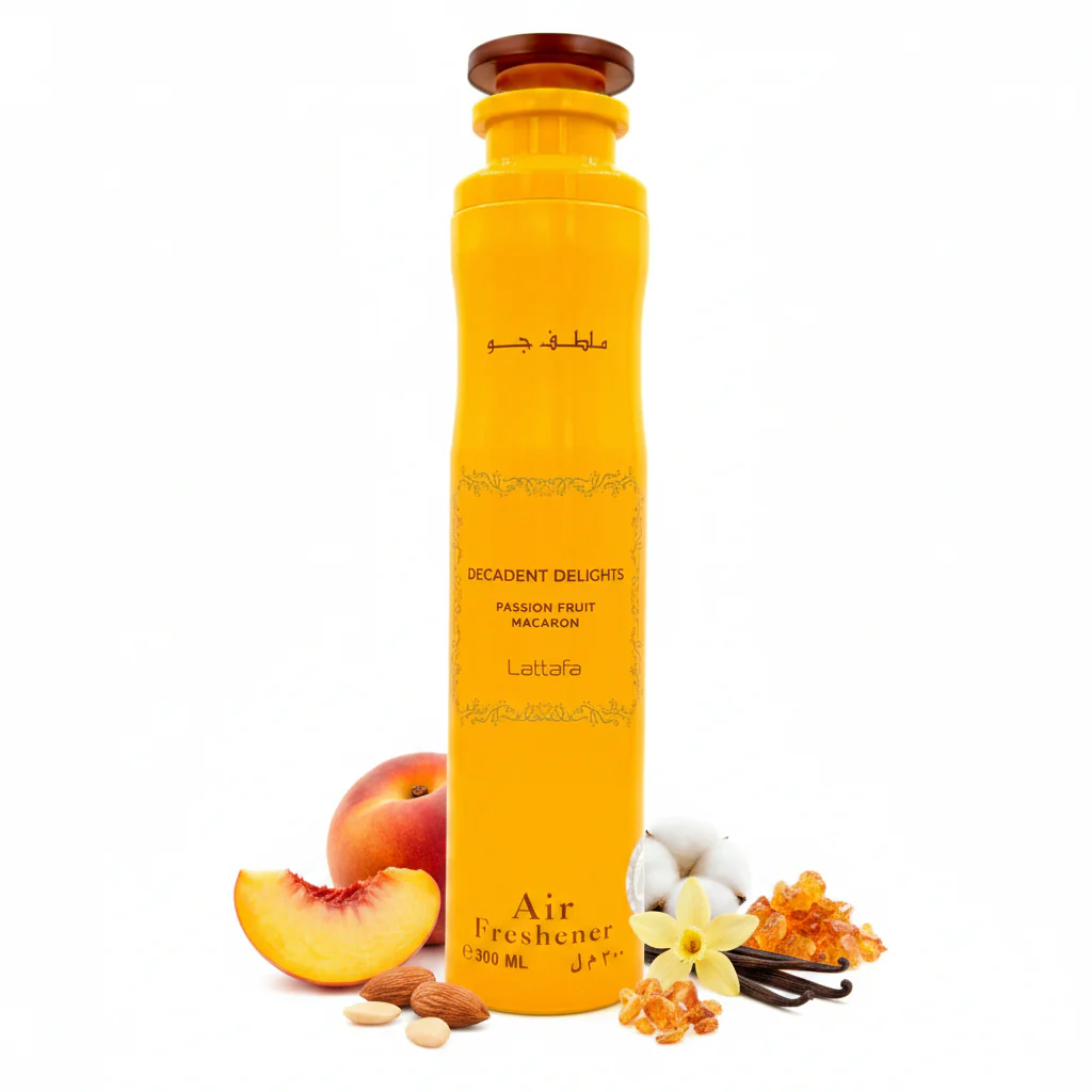 Ambientador Decadent Delights Passion Fruit Macaron LATTAFA 300ml
