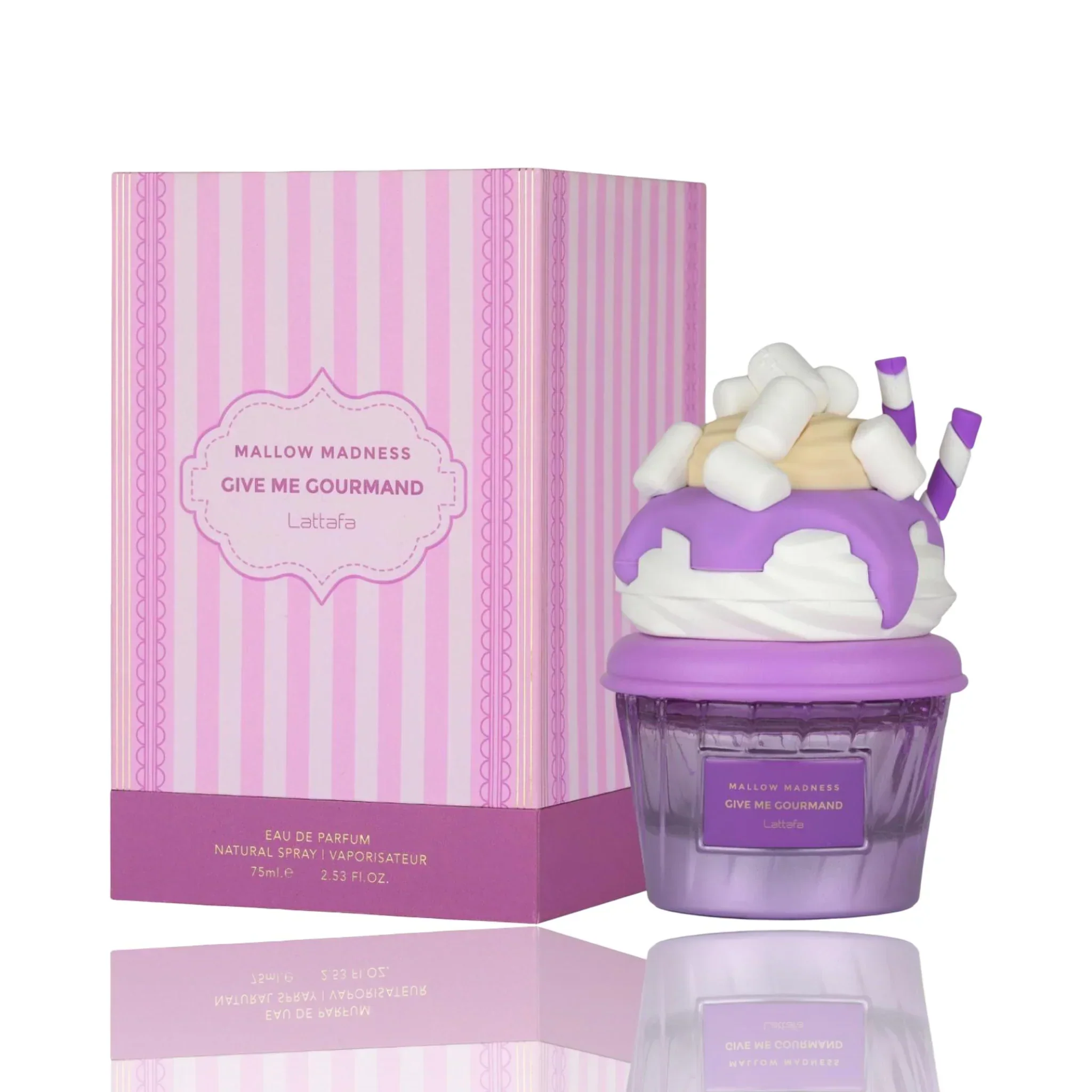 GIVE ME GOURMAND Mallow Madness LATTAFA - Muestra 3 ml - Image 2