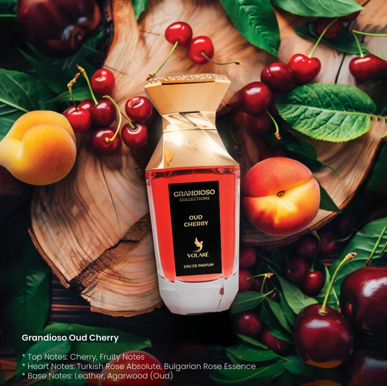 Grandioso Oud Cherry VOLARE 100ml - Muestra 3 ml