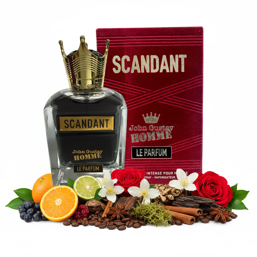 John Gustav Homme Scandant Le Parfum FRAGRANCE WORLD - Muestra 3 ml - Image 2