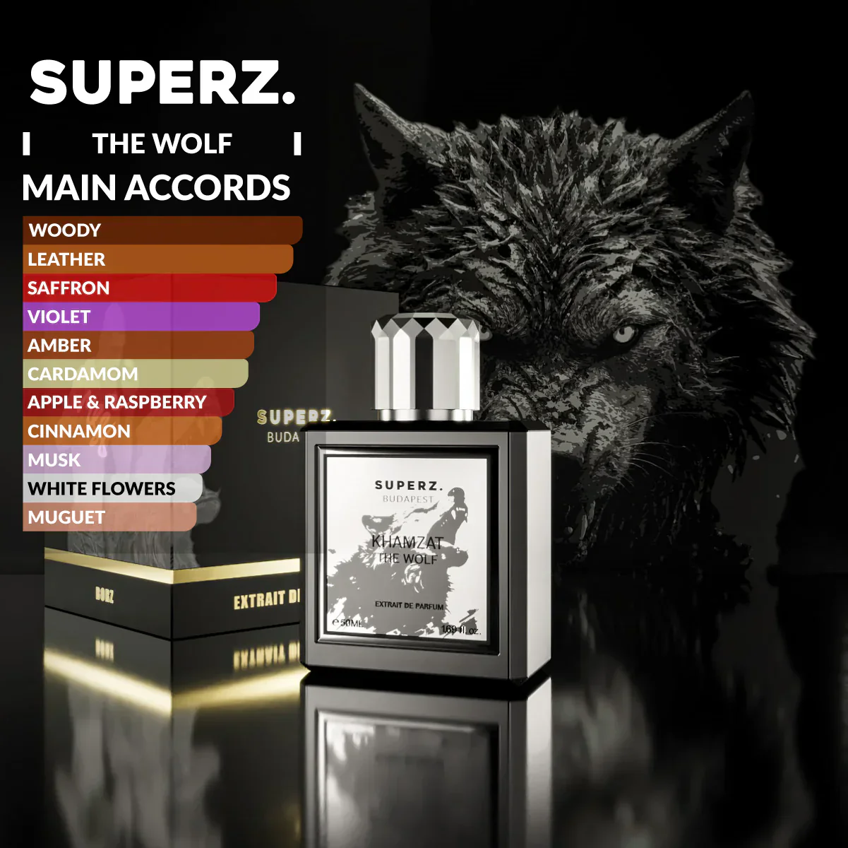 Khamzat - The Wolf Extrait de Parfum SUPERZ. BUDAPEST - Image 2