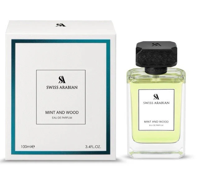 Mint and Wood SWISS ARABIAN 100ml - Muestra 10 ml
