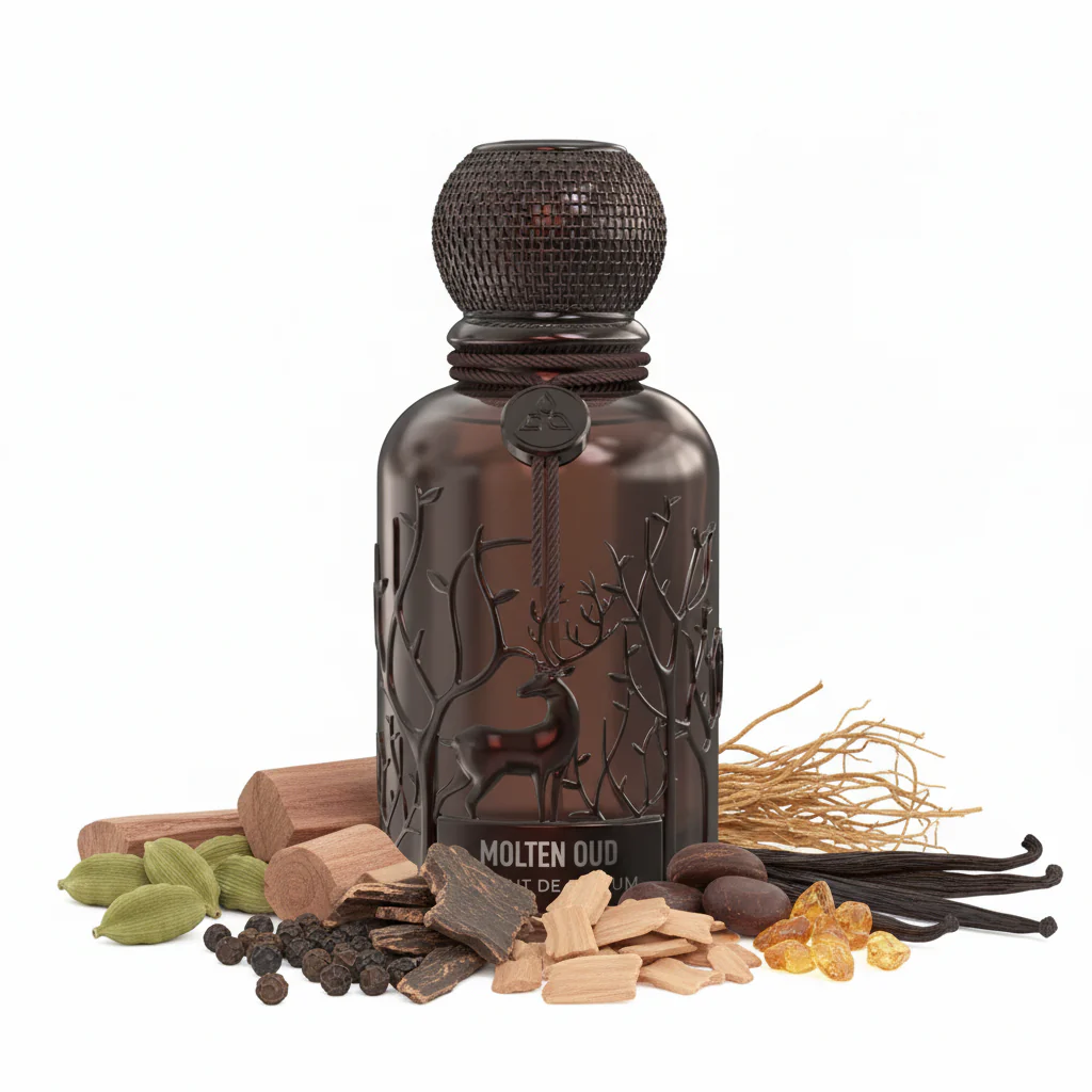 Molten Oud Extrait de Parfum AURAA DESIRE - Muestra 10 ml