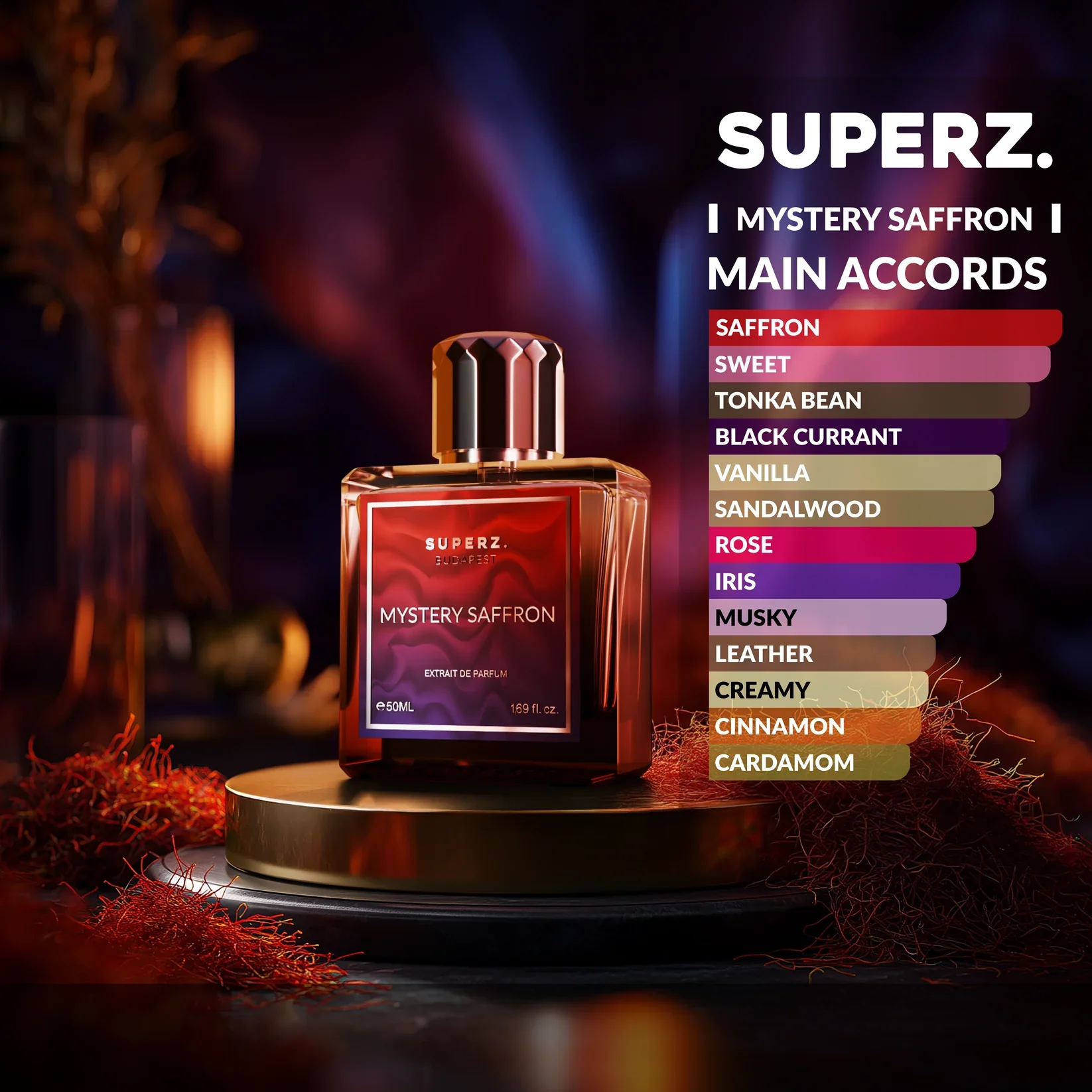 Mystery Saffron SUPERZ. BUDAPEST - Muestra 5 ml - Image 2