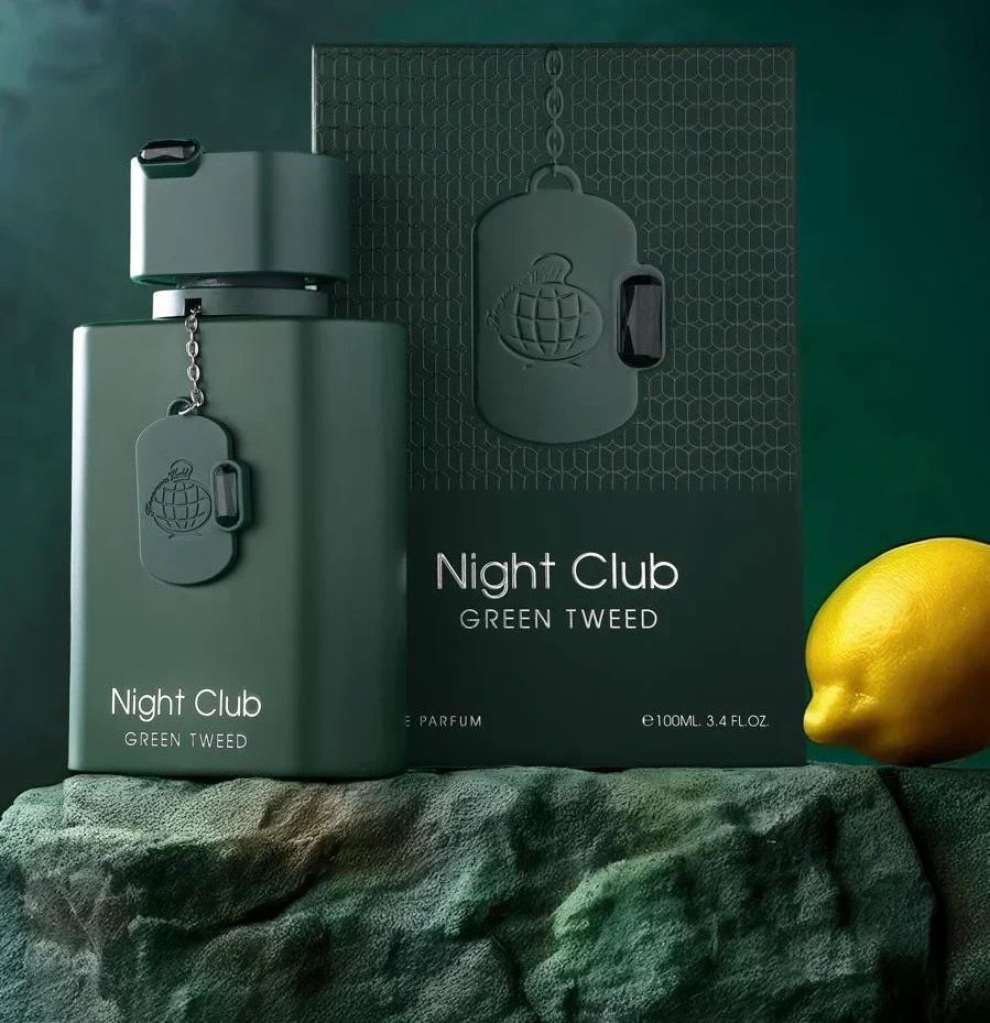 Night Club Green Tweed FRAGRANCE WORLD 100ml - Muestra 10 ml