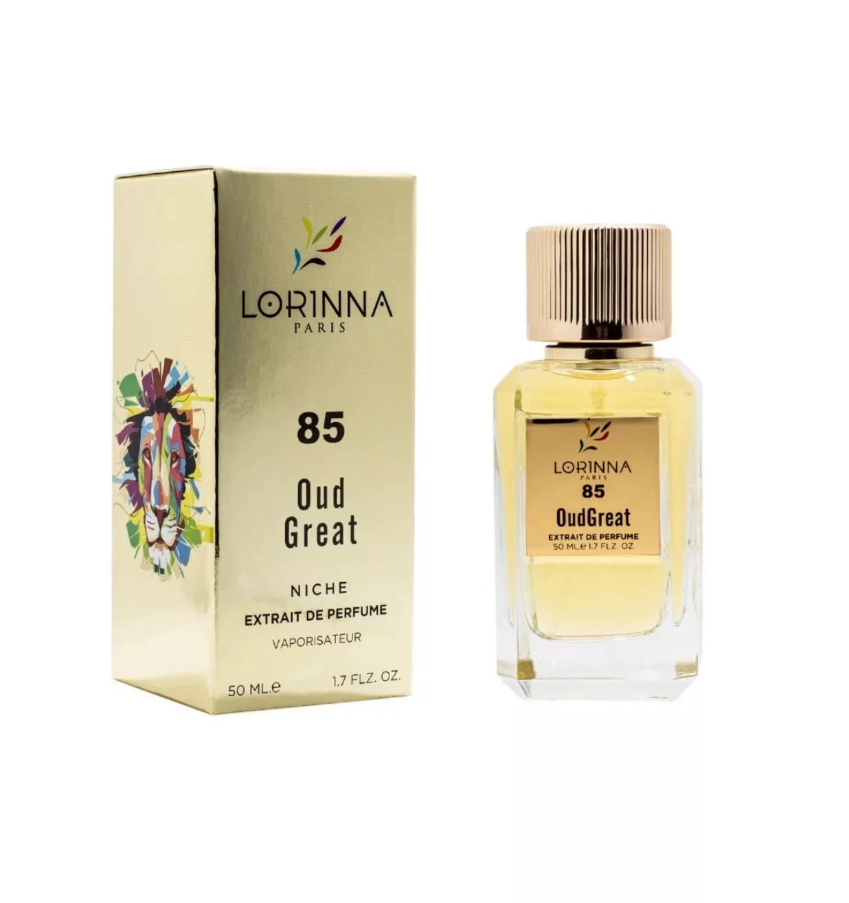 Oud Great 85 Extracto de Perfume Lorinna 50ml