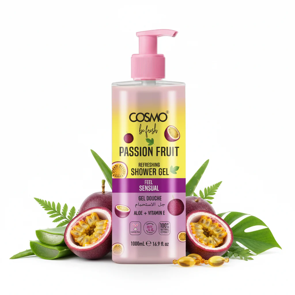 Be Fresh Passion Fruit Shower Gel COSMO 1000ml - Image 2