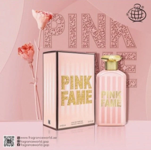 Pink Fame Fragrance World 100ml - Muestra 3 ml