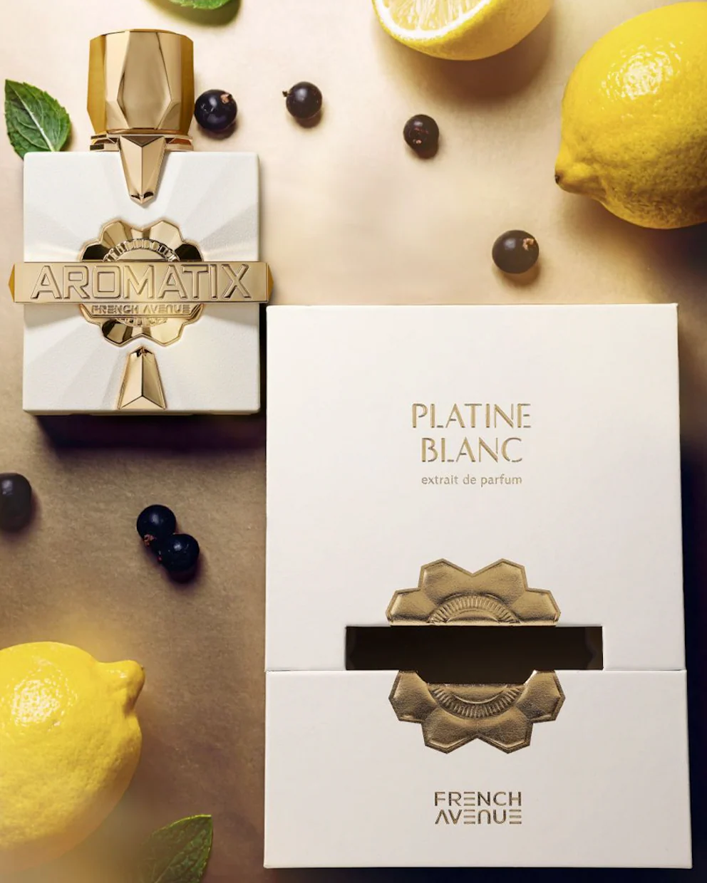 Platine Blanc FRENCH AVENUE x AROMATIX - Muestra 10 ml - Image 2