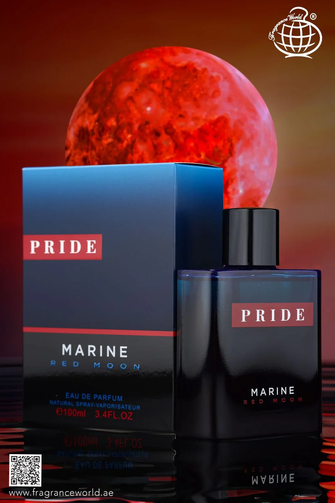 Pride Marine Red Moon FRAGRANCE WORLD - Muestra 5 ml