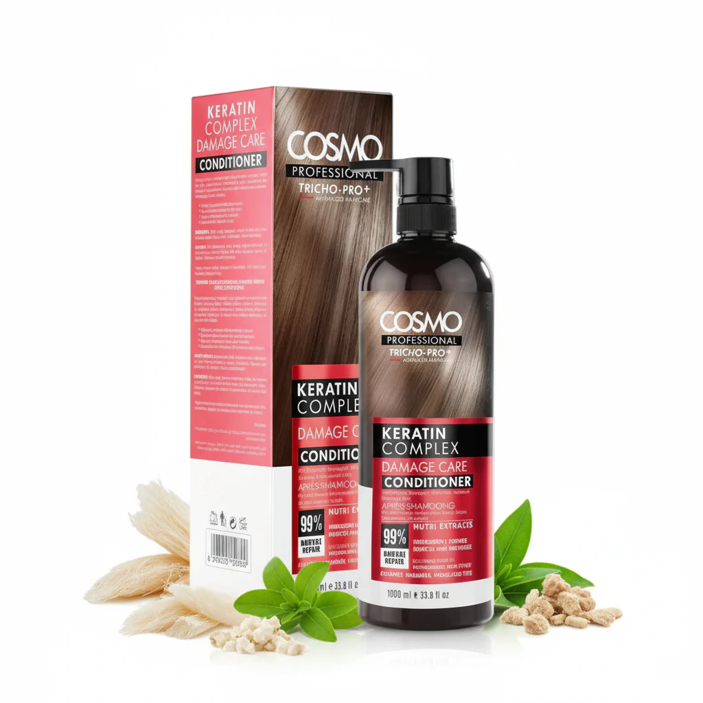 Professional Tricho Pro+ Keratin Complex Damage Hair Conditioner COSMO 1000ml
