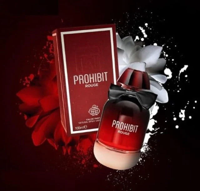 Prohibit Rouge FRAGRANCE WORLD - Muestra 5 ml