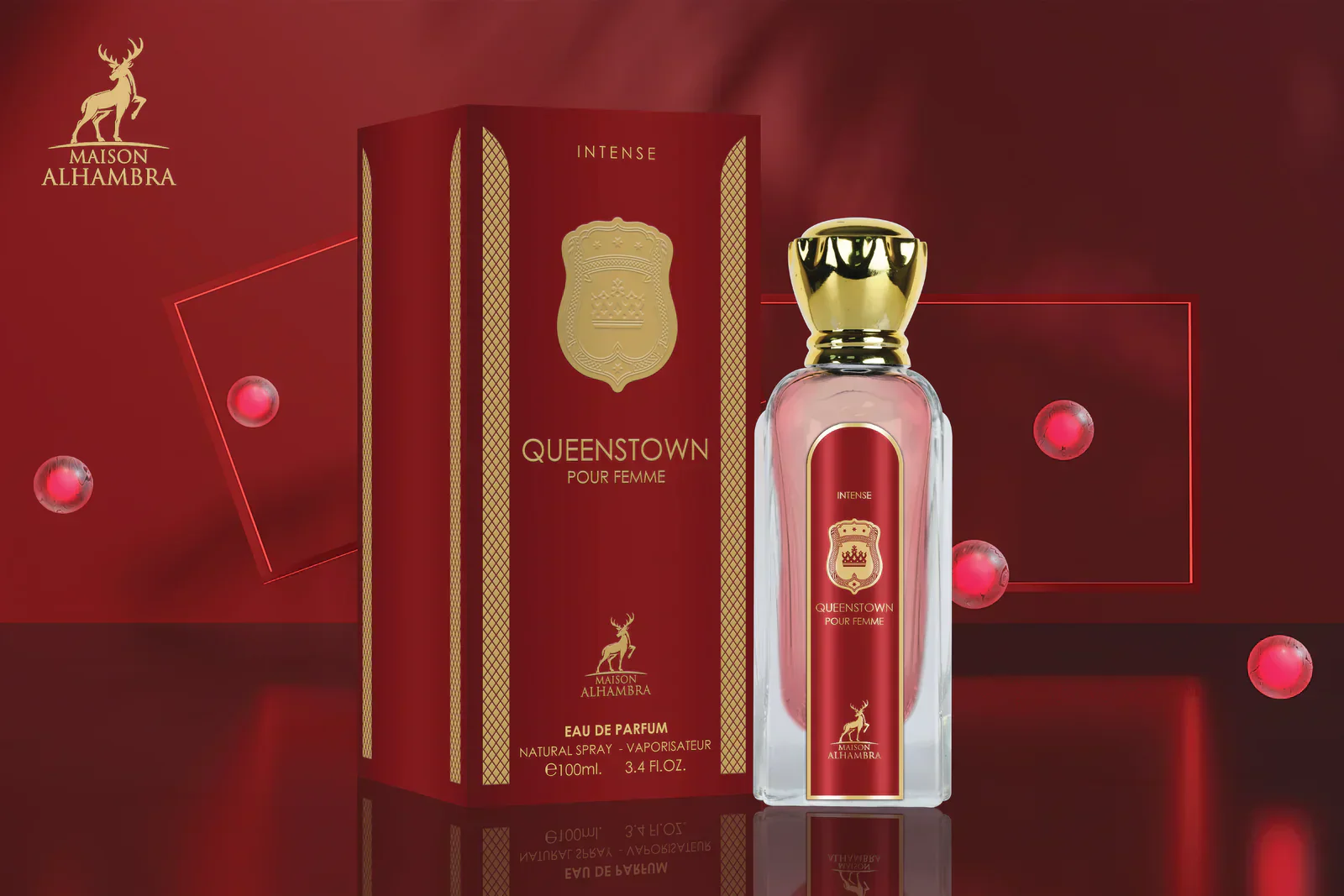 Queenstown Pour Femme Intense MAISON ALHAMBRA 100ml - Muestra 10 ml - Image 2