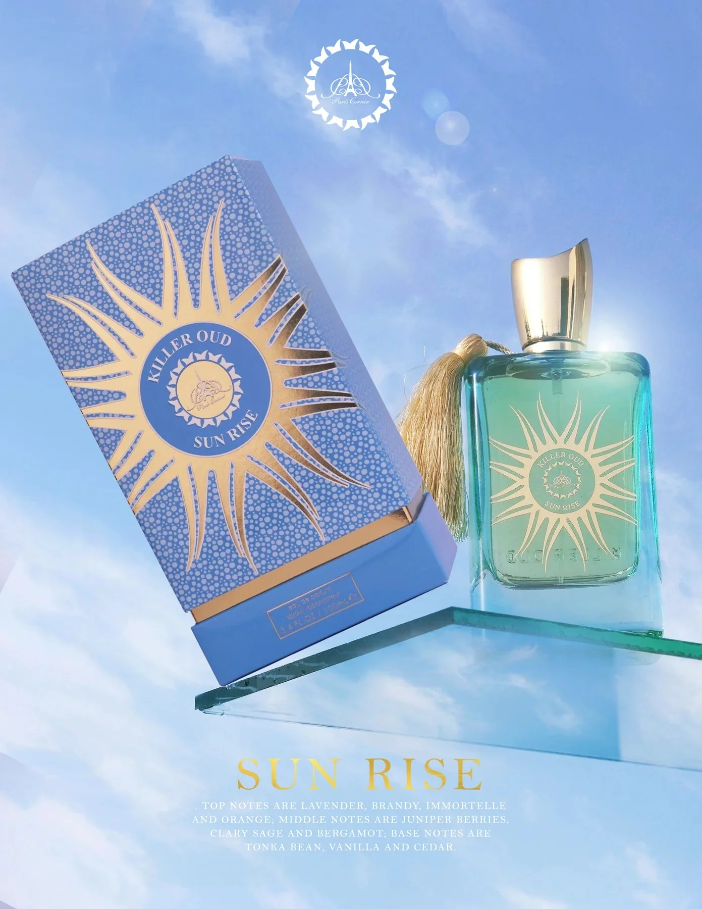 SunRise Killer Oud by Paris Corner - Muestra 3 ml