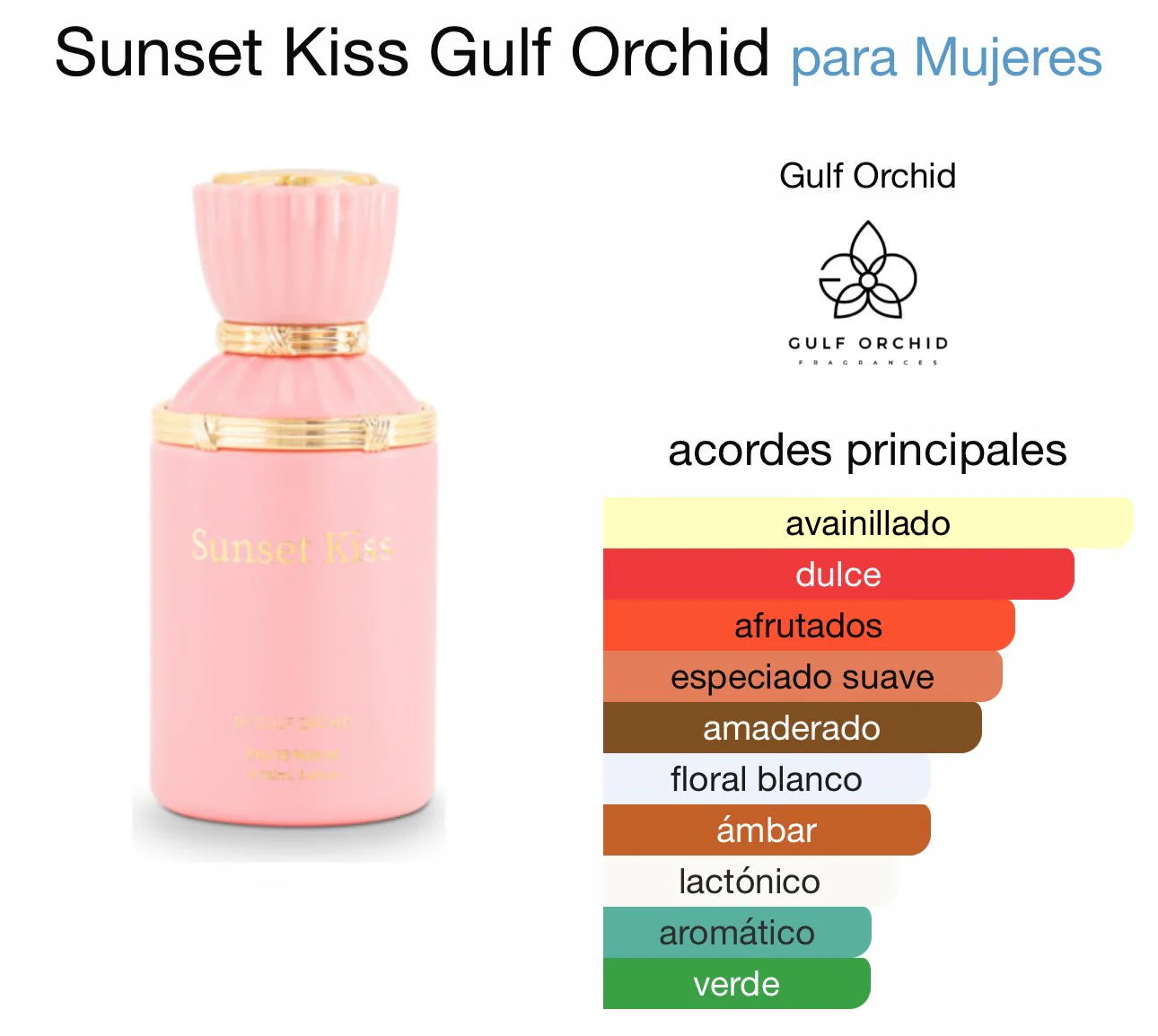 Sunset Kisss GULF ORCHID 100ml - Muestra 10 ml - Image 2