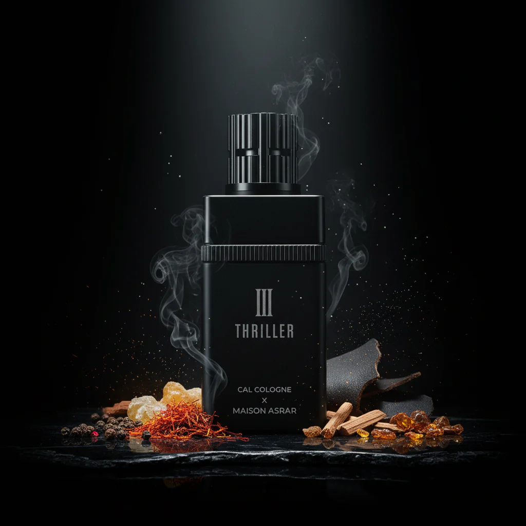 III Thriller CAL COLOGNE x MAISON ASRAR - Muestra 5 ml - Image 2