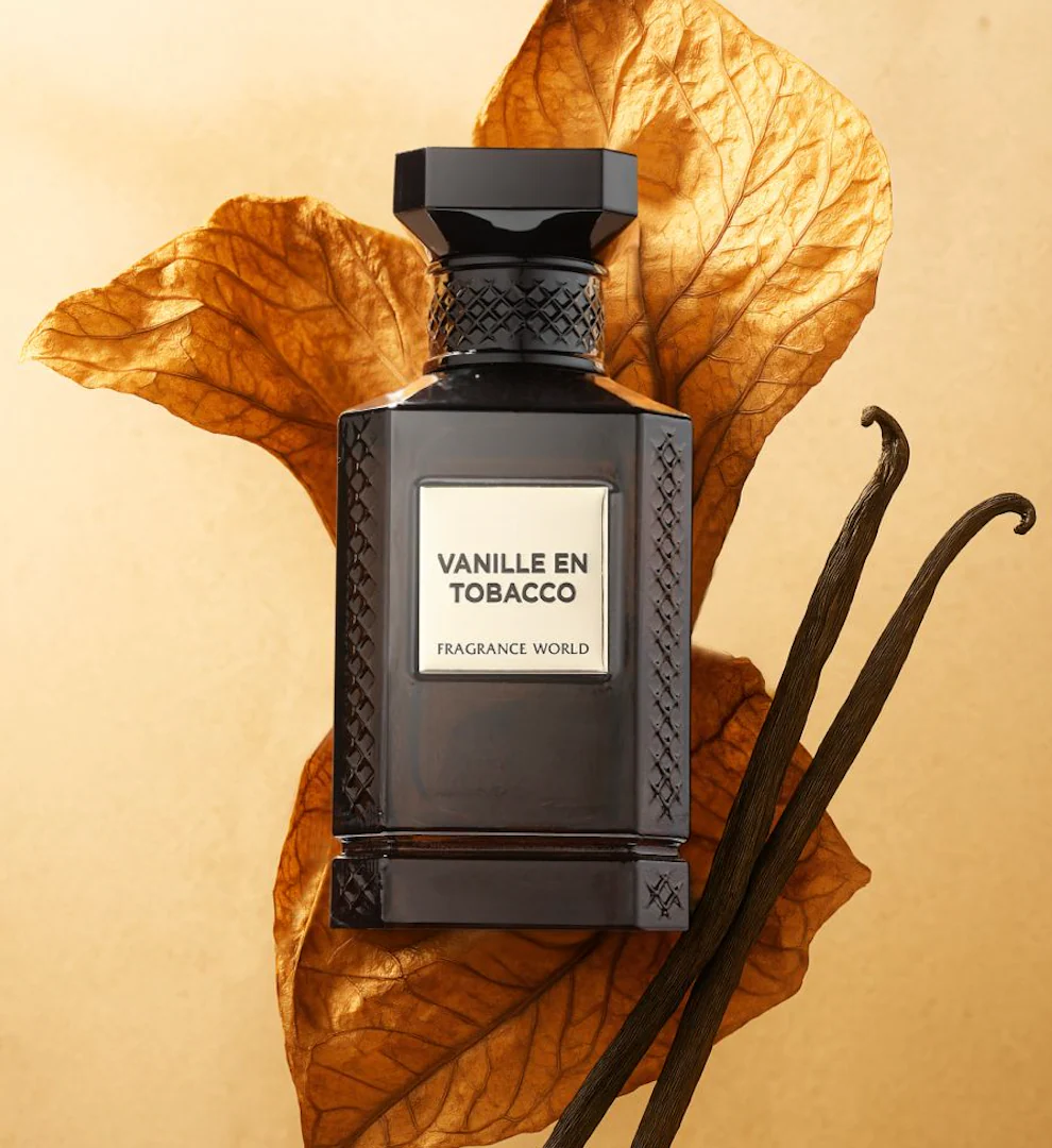 Vanille en Tabacco FRAGRANCE WORLD 150ml - Muestra 10 ml