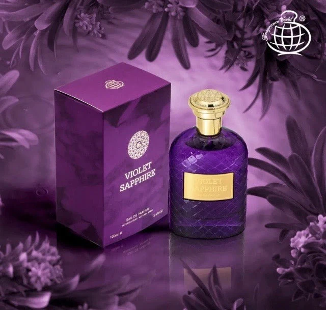 Violet Sapphire FRAGRANCE WORLD - Muestra 3 ml - Image 2
