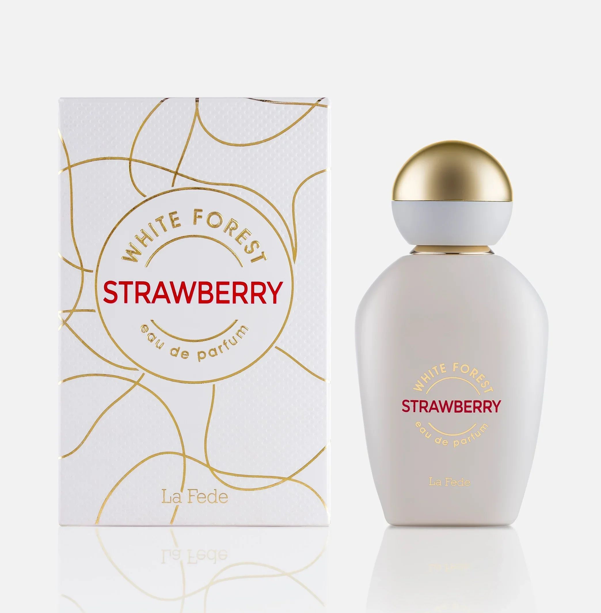 White Forest Strawberry La Fede Khadlaj 100ml - Image 2
