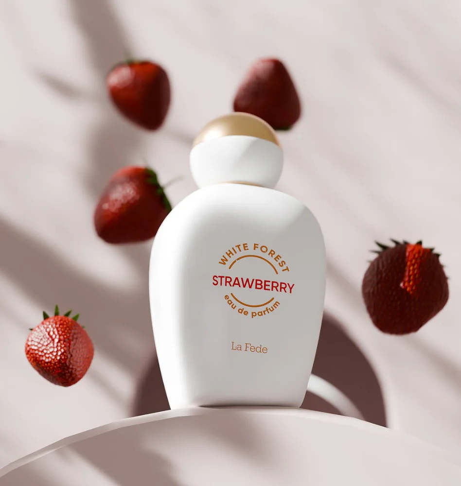 White Forest Strawberry La Fede Khadlaj 100ml - Muestra 3 ml